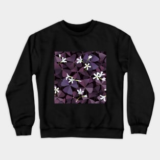 Charmed Velvet Shamrock pattern Crewneck Sweatshirt